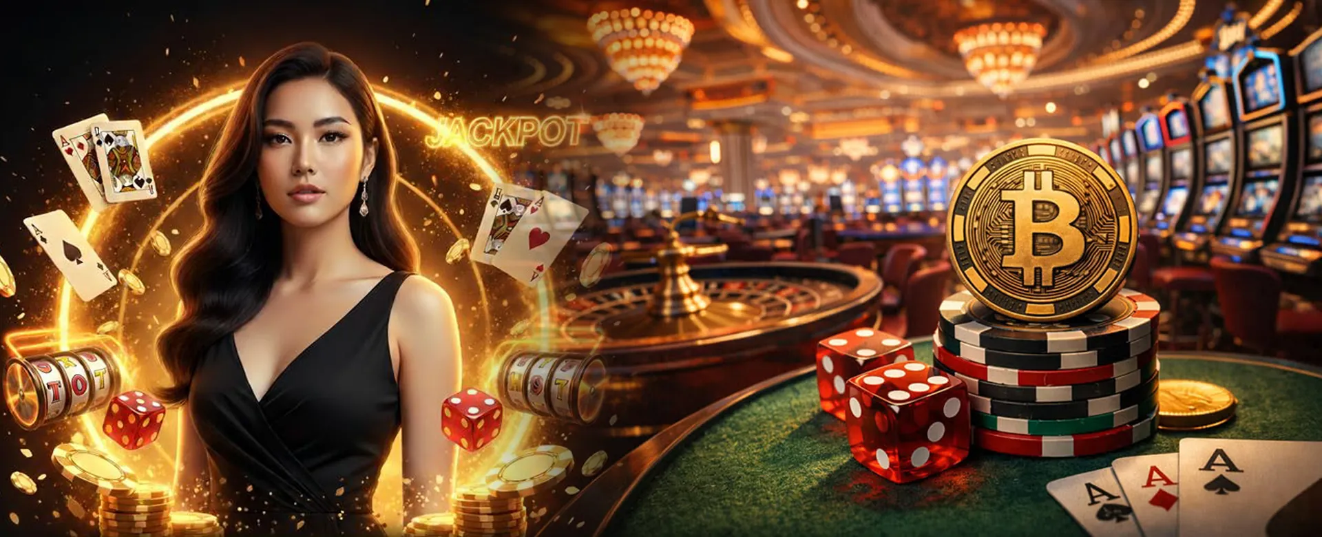 Philucky Live Roulette spinning wheel with golden chips and high stakes